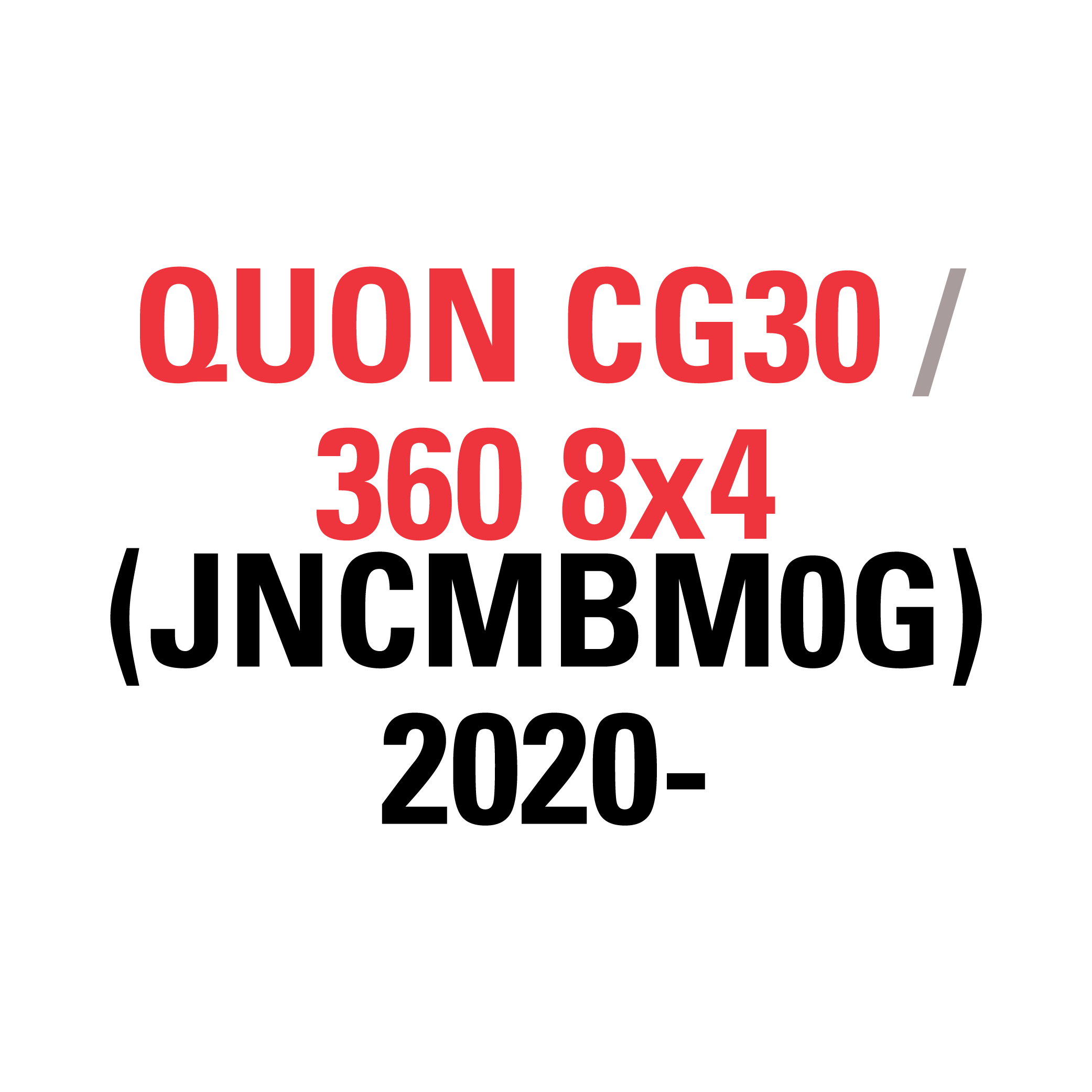 QUON CG32 390 8x4 (JNCMB02G) 2020-
